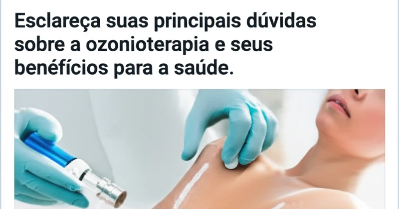 Imagem ilustrativa do artigo sobre Ozonioterapia: Respostas Para Suas Maiores Dúvidas! mostrando um aspecto relevante do tema
