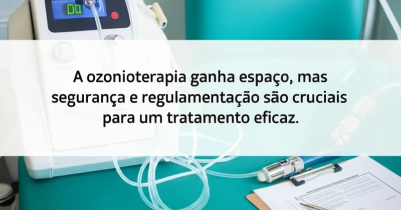 Imagem ilustrativa do artigo sobre Ozonioterapia: Um Guia de Segurança e Boas Práticas mostrando um aspecto relevante do tema